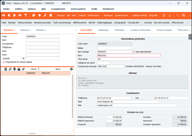 type d'encours divalto