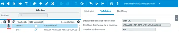 fonctionnalité IBAN Secure divalto